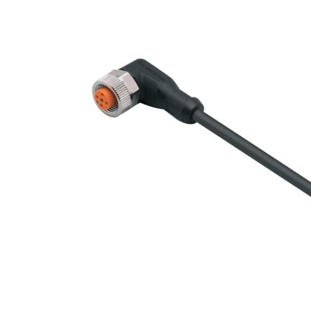 ifm electronic Женский 1-канальный угловой кабель для привода/датчика без разъема, 15 м