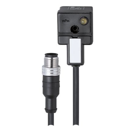 ifm electronic Мужской 1-ходовой прямой к Женскому 1-ходовому разъему для датчика привода, кабель, 1.5 м