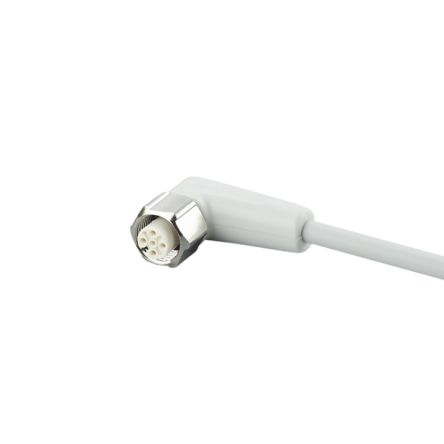 ifm electronic Женский 1-ходовой угловой разъем к незавершенному кабелю датчика привода, 15 м