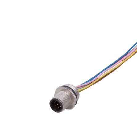 ifm electronic Круглый разъем, 1 контакт, винтовой, M12 разъем, штекер, мужской, IP68, серия E111
