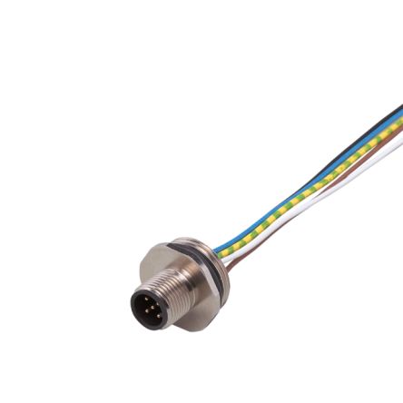 ifm electronic Круглый разъем, 1 контакт, винтовой, разъем M12, штекер, мужской, IP68, серия E113
