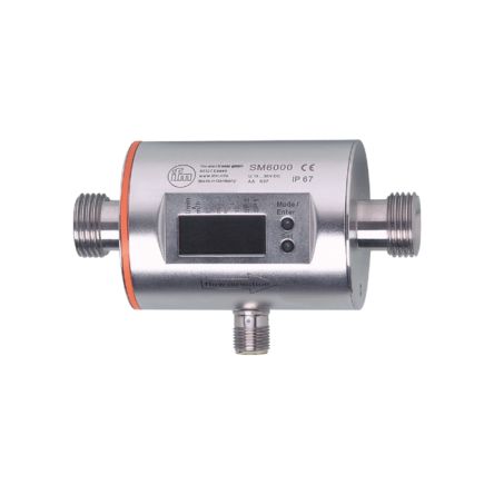 ifm electronic SM Series Магнитно-индукционный расходомер для жидкости, 0.4L/мин Мин, 25 L/мин Макс Калиброванный