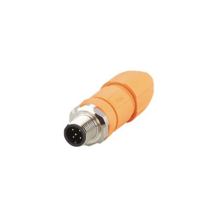 ifm electronic Круглый разъём, 1 контакт, кабель, разъём M12, штекер, мужской, IP67, IP68, IP69K, серия EVC