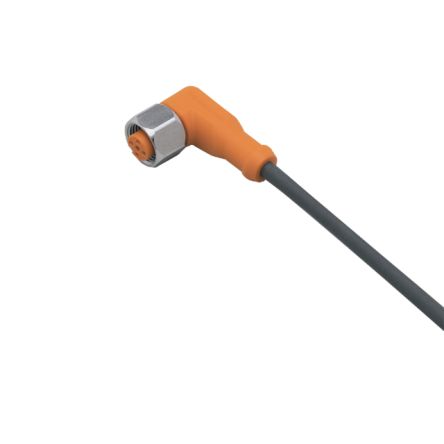 ifm electronic Женский 1-канальный угловой к незавершенному кабелю датчика привода, 2 м