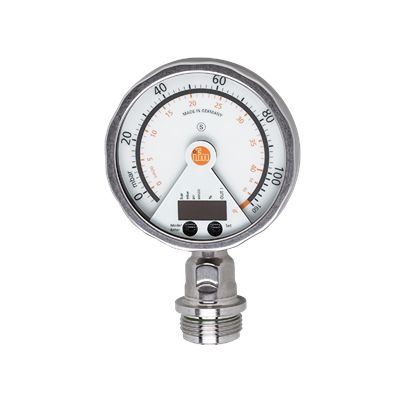 ifm electronic Датчик давления серии PG27, 4 до 20 mA, выход NPN/PNP -0.005 бар 0.1 бар, относительное давление,