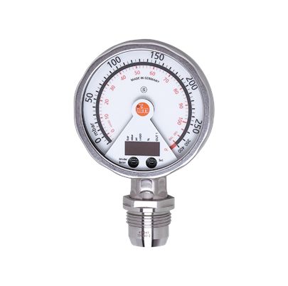 ifm electronic PG28 Серия промышленный датчик давления, 4 до 20 мА, NPN/PNP выход -0.0124 бар 0.25 бар, относительное