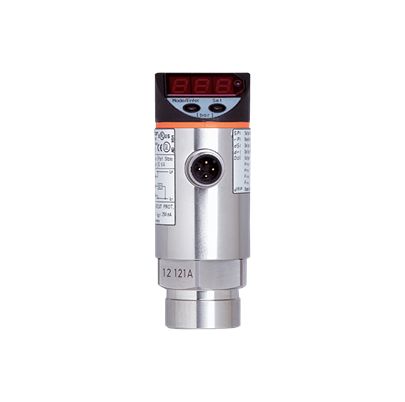 ifm electronic Серия PY22 Промышленный Датчик Давления, 0 до 10 V, 4 до 20 mA Выход -15 psi 15 psi, Относительное Давление