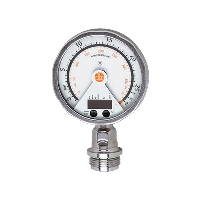 ifm electronic PG27 Серия Промышленный Датчик Давления, 4 до 20 мА, NPN/PNP Выход -1 бар 25 бар, Относительное Давление,